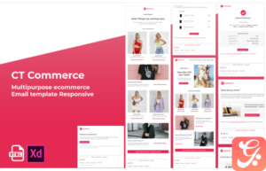 CT Commerce - Multipurpose ecommerce responsive Email Newsletter Template