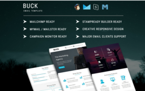 BUCK - Responsive Email Template Newsletter Template
