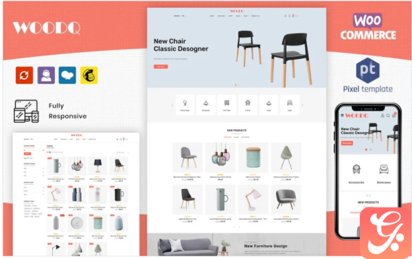 Woodq - Furniture WooCommerce WordPress
