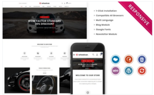 Wheelcar - Automobile Store Premium Woocommerce Template