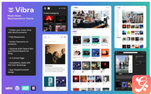 VIBRA - Music Store WooCommerce Theme