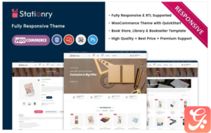 Stationery and Book Store WooCommerce Responsive Theme