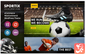 Sportix - Sports Store Woocommerce Theme