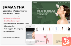 Samantha - Cosmetics WooCommerce WordPress Theme