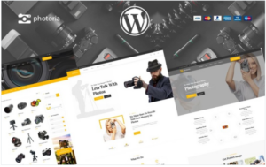 Photoria Photographer Studio and shop WooCommerce Theme