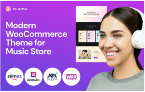 Mr. JazMan - Music Store WooCommerce Theme
