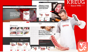 Kreug Meat And Poultry Store WooCommerce Theme