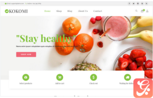 Kokomi - Organic & Food WordPress WooCommerce Theme