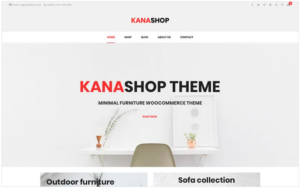 Kanashop - Minimalist Furniture WooCommerce Theme