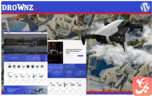 Drownz Drone Photography & Drown Shop WooCommerce Theme