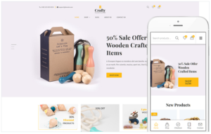 Crafty - A Clean, Minimalist WooCommerce Theme