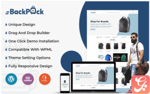 Backpack Store WooCommerce Theme