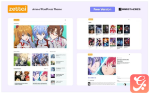 ZETTAI - Free Anime WordPress Theme