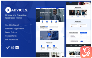 Xadvices – Finance and Consulting WordPress Theme