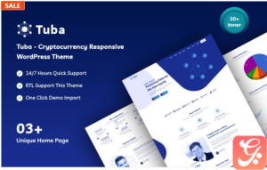 Tuba - Cryptocurrency Responsive WordPress Theme