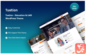 Tuetion - Education and LMS WordPress Theme