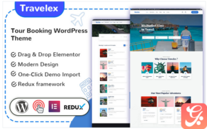 Travelex - Travel Booking WordPress Theme