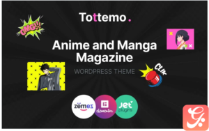 Tottemo - Anime and Manga Magazine WordPress Theme