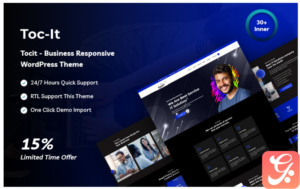 Tocit - Business Responsive WordPress Theme