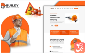 Tomaar Buildy Multipurpose Construction Landing Page WordPress Theme