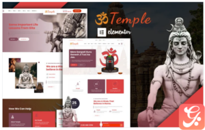 Temple Oriental Shrine Elementor WordPress Theme