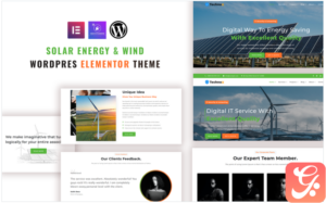 Solarwind - Solar Energy and Wind WordPress Elementor Theme