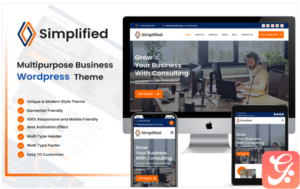 Simplified Multipurpose Business WordPress Theme