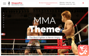 ShogunPro - MMA WordPress Theme
