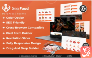 Seafood And Meat Store WordPress Theme
