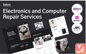 Sabox - Electronics and Computer Repair Services WordPress Theme