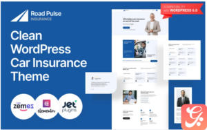 Road Pulse - Clean WordPress Car Insurance Theme