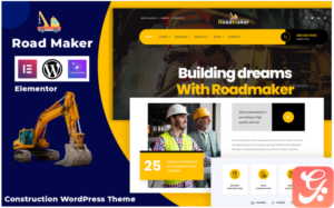 Road Maker - Construction WordPress Elementor Theme