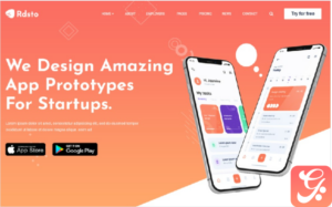 Rdsto - App Responsive WordPress Theme