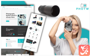 Powar-Photwa Creative Photography Portfolio One Page WordPress Theme