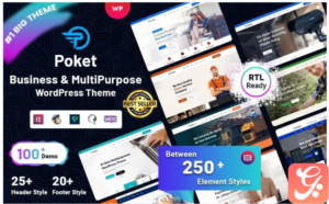 Poket - Business And Multipurpose Responsive WordPress Theme