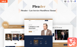 Pleader - Law Service Responsive WordPress Theme
