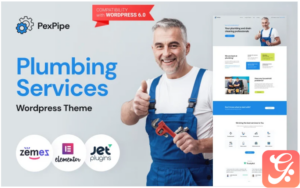PexPipe - Plumbing Services WordPress Theme