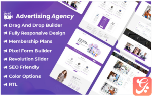 Online Advertising Agency WordPress Theme