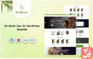 Oilbiotic - Hair Oil Wordpress Theme 1.0.0