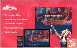 Night Club - Party WordPress Theme