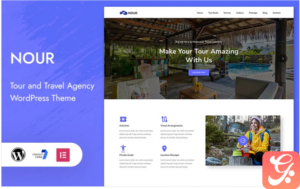 Nour - Tour and Travel Digital Agency WordPress Theme
