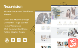 Nexavision - Multipurpose Website Builder using Elementor Wordpress Theme