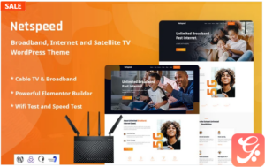 Netspeed - Broadband, Internet and Satellite Responsive WordPress Theme