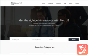 NeoJB - Modern Job Board WordPress Elementor Theme