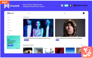 MUZAK - Music News, Reviews, Blog and Database WordPress Theme