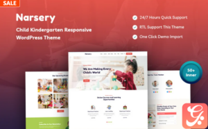 Narsery - Child Kindergarten Responsive WordPress Theme