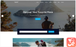 Natfa - Tour and Travel Digital Agency WordPress Theme