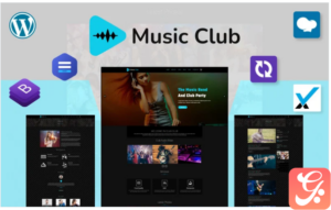 Music Club - Band | Party WordPress Theme