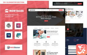 Mortagee - Banking, Loan Business & Finance WordPress theme