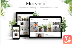 Morvarid - Clean Minimalist Blog & Shop WordPress Theme